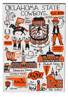 Oklahoma State Cowboys Julia Gash Jumbo Magnet
