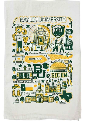 Baylor Bears Julia Gash Natural Towel