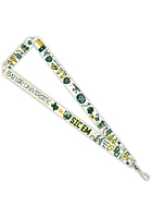 Baylor Bears Julia Gash Satin Lanyard - White