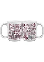 Texas A&M Aggies 15oz Julia Gash Ceramic Mug - Maroon
