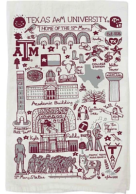 Texas A&M Aggies Julia Gash Natural Towel