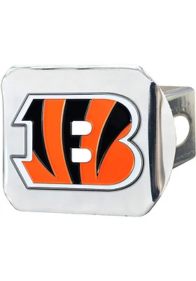 Cincinnati Bengals Team Color Logo Car Accessory Hitch Cover