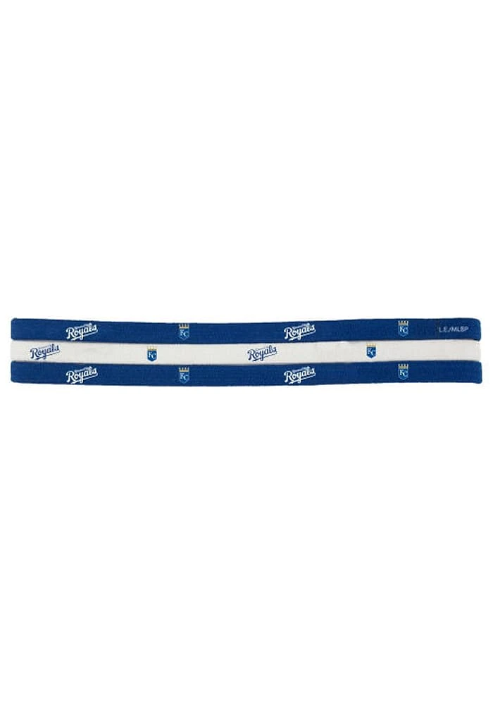 Kansas City Royals 3 Pack Elastic Womens Headband