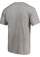 Texas Longhorns Grey Number One Distressed Short Sleeve Fashion T Shirt
