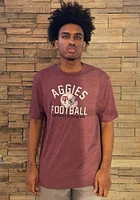 Texas A&M Aggies Maroon Football Elite Offense Short Sleeve Fashion T Shirt