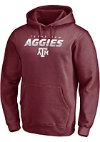 Texas A&M Aggies Mens Maroon Elevate Play Long Sleeve Hoodie