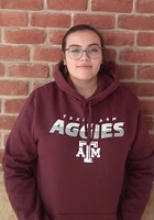 Texas A&M Aggies Mens Maroon Elevate Play Long Sleeve Hoodie