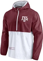 Texas A&M Aggies Mens Maroon Thrill Seeker Pullover Light Weight Jacket