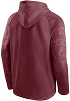 Texas A&M Aggies Mens Maroon Camo Fleece Defender Hood