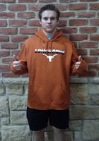 Texas Longhorns Mens Burnt Orange Elevate Play Long Sleeve Hoodie
