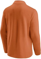 Texas Longhorns Mens Burnt Orange Primary Long Sleeve Qtr Zip Pullover