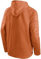 Texas Longhorns Mens Burnt Orange Camo Fleece Defender Hood