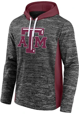 Texas A&M Aggies Mens Charcoal Chiller Fleece Hood