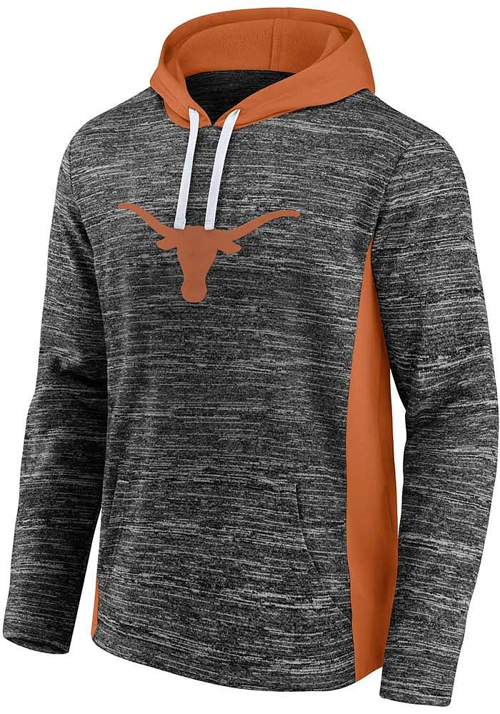 Texas Longhorns Mens Charcoal Chiller Fleece Hood