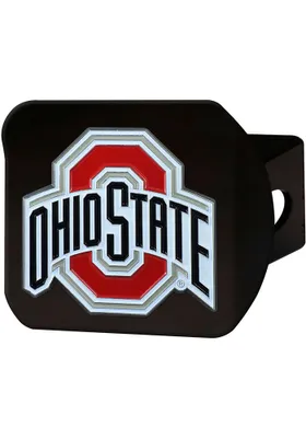 Ohio State Buckeyes Black Car Accessory Hitch Cover