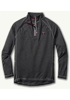 Tommy Bahama Texas A&M Aggies Mens Charcoal Firewall Long Sleeve Qtr Zip Fashion Pullover