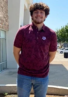 Tommy Bahama Texas A&M Aggies Mens Maroon Sport Palmetto Palms Short Sleeve Fashion Polo