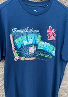 Tommy Bahama St Louis Cardinals Navy Blue Play Ball Short Sleeve T Shirt