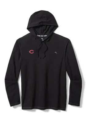 Tommy Bahama Cincinnati Reds Mens Black Bali Beach Fashion Hood