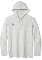 Tommy Bahama Kansas City Royals Mens Oatmeal Bali Beach Long Sleeve Hoodie