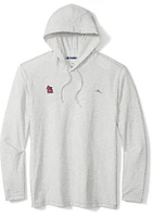 Tommy Bahama St Louis Cardinals Mens Oatmeal Bali Beach Long Sleeve Hoodie