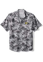 Tommy Bahama Missouri Tigers Mens Black Sport Printed Reign Forest Fronds Short Sleeve Dress Shirt
