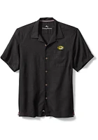 Tommy Bahama Missouri Tigers Mens Black Sport Tropic Isles Camp Short Sleeve Dress Shirt