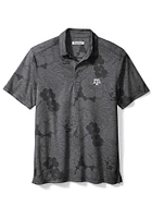 Tommy Bahama Texas A&M Aggies Mens Charcoal Miramar Blooms Short Sleeve Fashion Polo