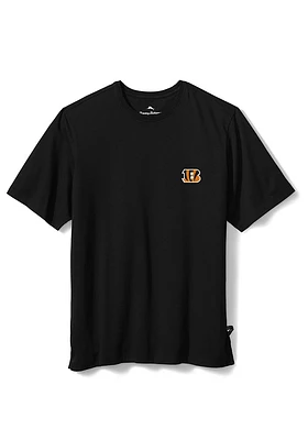 Tommy Bahama Cincinnati Bengals Black Bali Skyline Short Sleeve T Shirt