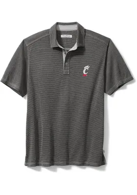 Tommy Bahama Cincinnati Bearcats Mens Grey Sport Paradiso Cove Short Sleeve Polo