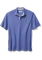 Tommy Bahama Kansas Jayhawks Mens Blue Sport Paradiso Cove Short Sleeve Fashion Polo