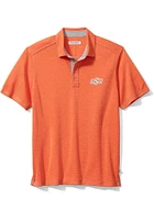 Tommy Bahama Oklahoma State Cowboys Mens Orange Sport Paradiso Cove Short Sleeve Fashion Polo