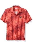 Tommy bahama Louisville Cardinals Mens Red Sport Coast Luminescent Fronds Camp Short Sleeve..