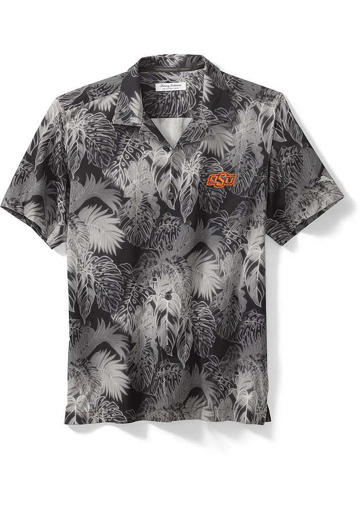 Tommy bahama Oklahoma State Cowboys Mens Black Sport Coast Luminescent Fronds Camp Short ..