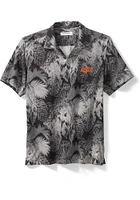 Tommy bahama Oklahoma State Cowboys Mens Black Sport Coast Luminescent Fronds Camp Short ..