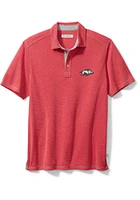 Tommy Bahama Arkansas Razorbacks Mens Red Sport Paradiso Cove Short Sleeve Fashion Polo