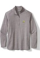 Tommy Bahama Wichita State Shockers Mens Grey Play Action Long Sleeve Qtr Zip Pullover
