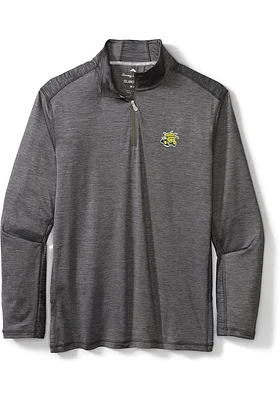 Tommy Bahama Wichita State Shockers Mens Charcoal Sport Delray Long Sleeve Qtr Zip Pullover
