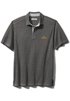 Tommy Bahama Notre Dame Fighting Irish Mens Charcoal Sport Paradiso Cove Short Sleeve Fashion Polo