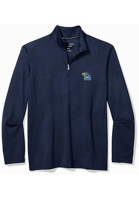 Tommy Bahama Kentucky Wildcats Mens Blue Sport Delray Frond Long Sleeve Qtr Zip Pullover