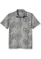 Tommy Bahama Kentucky Wildcats Mens Grey Sport Delray Fresco Short Sleeve Polo