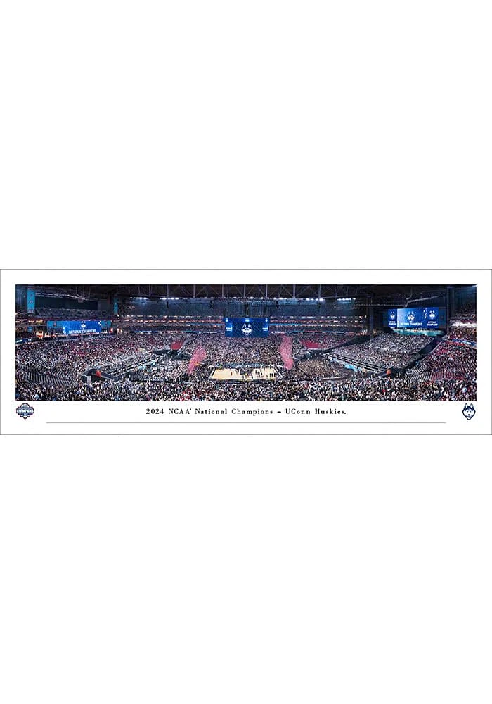 Blakeway Panoramas UConn Huskies 2023 Basketball National Champions Unframed Poster