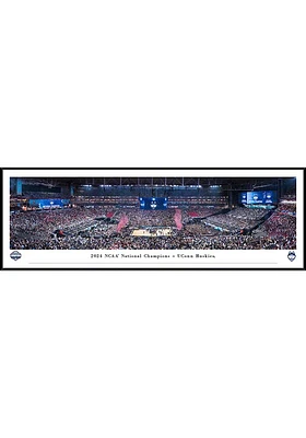 Blakeway Panoramas UConn Huskies 2023 Basketball National Champions Standard Framed Posters