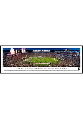 Blakeway Panoramas Florida State Seminoles 50 Yard Line Standard Framed Posters
