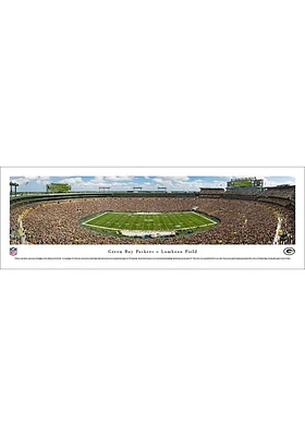 Blakeway Panoramas Green Bay Packers 50 Yard Line Unframed Poster