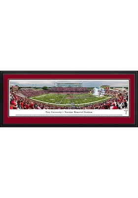 Blakeway Panoramas Troy Trojans 50 Yard Line Deluxe Framed Posters