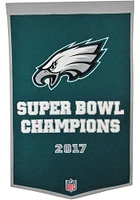 Philadelphia Eagles 24x38 inch Dynasty Banner - Midnight Green