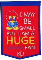 Kansas Jayhawks Lil Fan Banner - Red