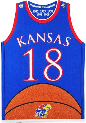 Kansas Jayhawks Jersey Banner Banner - Blue