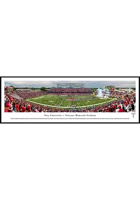 Blakeway Panoramas Troy Trojans 50 Yard Line Standard Framed Posters